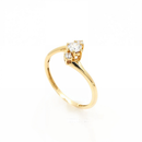 Aurora Três Luzes – Anel Solitário em Ouro 18k