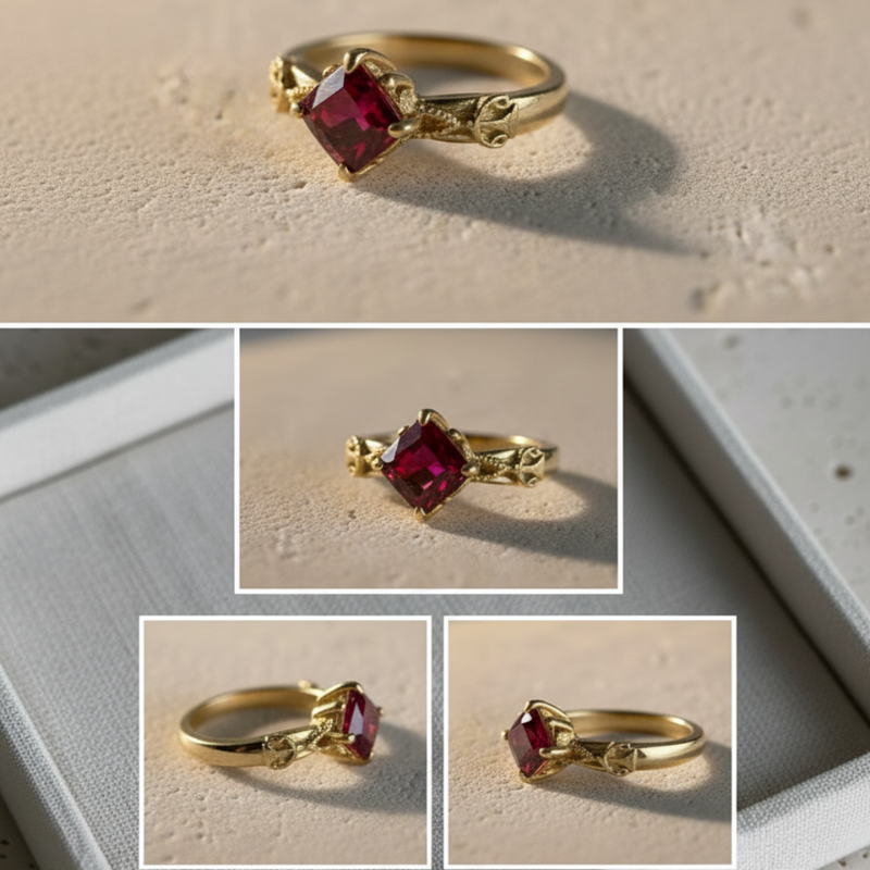 Anel de Formatura Direito em Ouro 18K com Zircônia Navete – Coleção Símbolos da Justiça