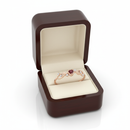 Anel Coração Encantado Branca de Neve em Ouro Rosé 18k