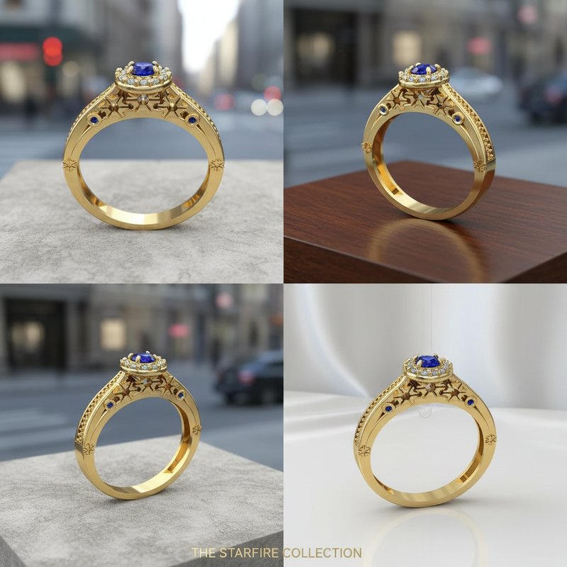 Anel de Formatura Agronomia em Ouro 18K com Zircônias – Coleção Raízes do Campo