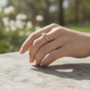 Anel Princesa da Torre – Joia Inspirada em Rapunzel, em Ouro 18k e Zirconia Azul