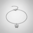 Pulseira Borboleta Luz em Prata 925