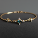 Pulseira Cristal do Baile Cinderela em Ouro 18k